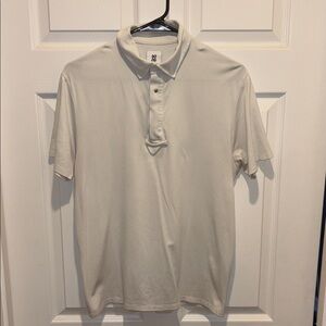 Dada Sport Men’s White SS Polo (some wear) Sz Med (prob closer to a Sm)